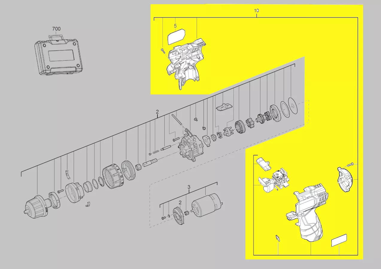 kit réparation réf. 4931447011 AEG